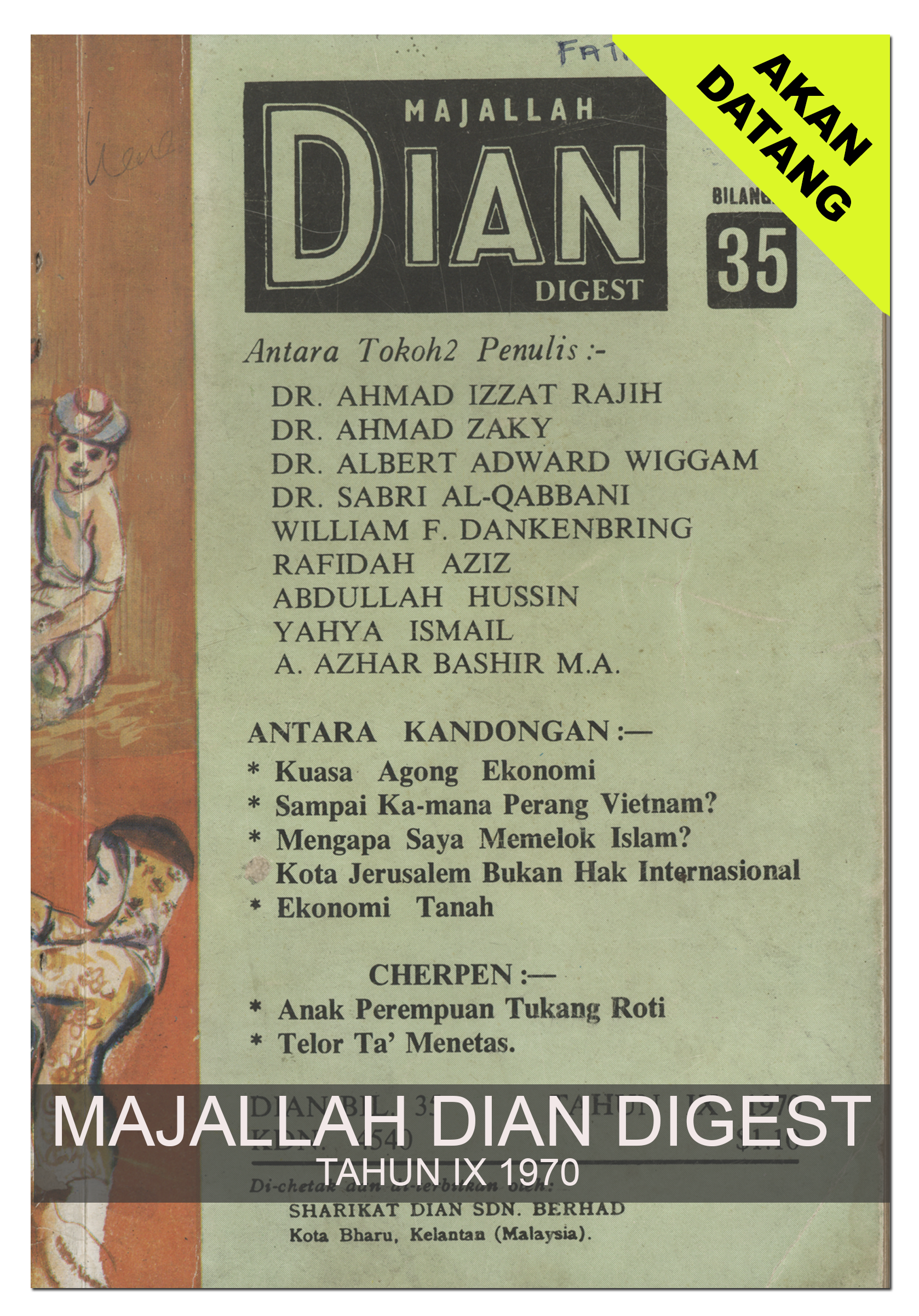 MAJALLAH DIAN DIGEST TAHUN IX 1970
