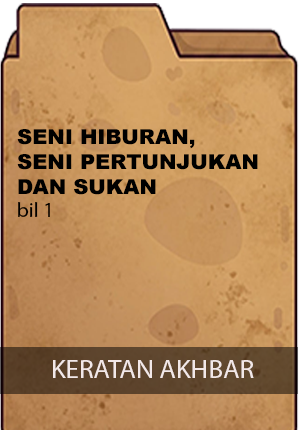 SENI HIBURAN,SENI PERTUNJUKAN DAN SUKAN